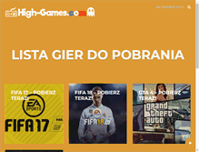 Tablet Screenshot of high-games.com